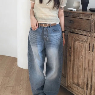 Cut-off Washed Denim