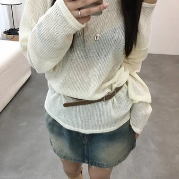Knit Shoulder Tee
