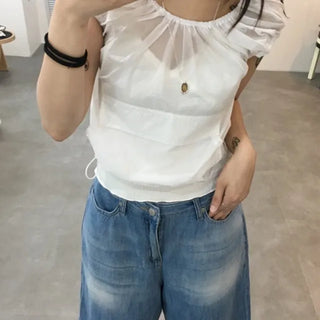 Nylon Anorak Top