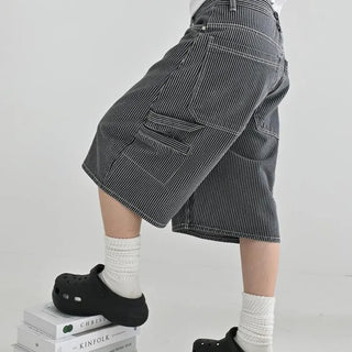At the ST Bermuda Carpenter Loose Half-length Pants