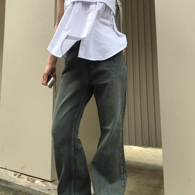 All-brush denim bootcut