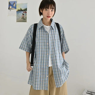 [UNISEX] Kimi Summer Plaid Shirt