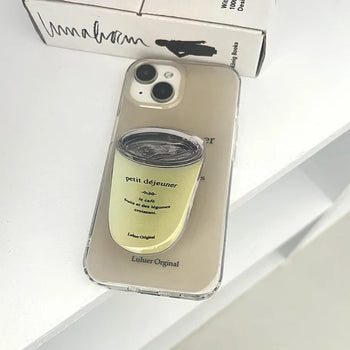Veggie Coffee Smart Talk Gel Hard iPhone Case