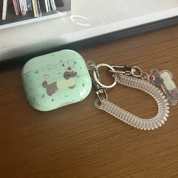 Apple Dog Keyring Set AirPods Case
