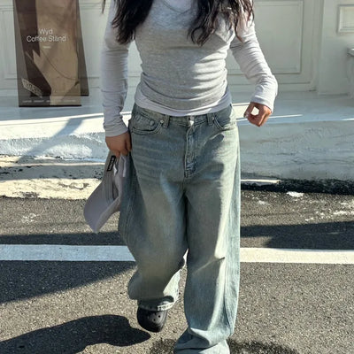 Awesome Wool Washed Denim Pants