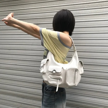 Medium Many Pocket Shoulder Bag (2 colors)