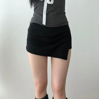 Pin Mini Skirt | Pin Slit Mini Skirt Pants