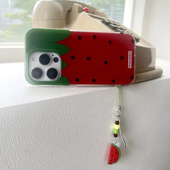 Spoon Watermelon Keyring Set Jelly iPhone Case