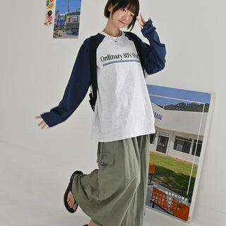 Ordinary Raglan Long Sleeve T-shirt