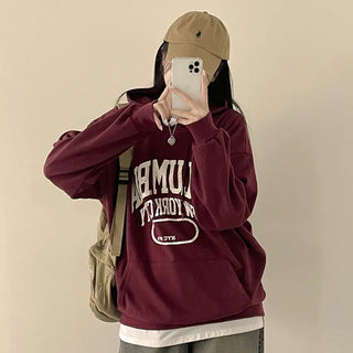 Guaranteed Cuteness! Columbia Lettering Boxy Hoodie