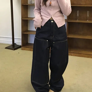 Rivet Raw Wide Denim