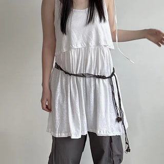 Layered sleeveless dress