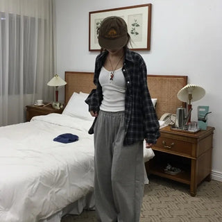 Pleated Two-Way Jogger Pants