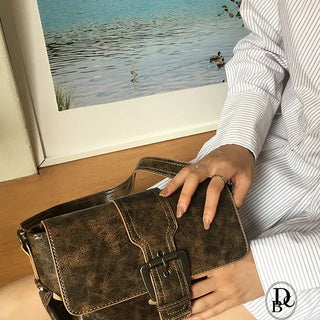 Buckle Square Shoulder Bag