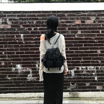 Pocket Two-Way Shoulder Backpack (2 colors)