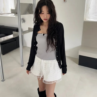 oganza lace shorts