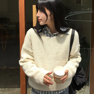 Glee V Heather Knit