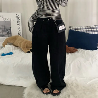 [Essential Item] Basic Cotton Wide Long Pants (2 colors)