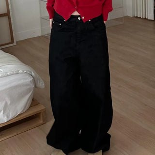 Unisex Slub Balloon Denim Pants
