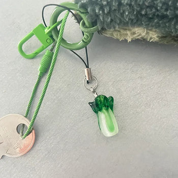 Fresh Bok Choy Phone Keyring