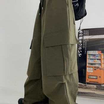 [UNISEX] Temi Cotton Heavy Diagonal Cargo Pants