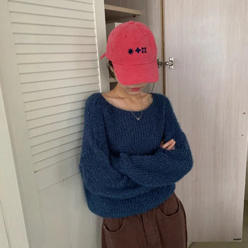 [Lip Neck ver/Delicate/No Shedding!] Hyper Pine Needle Autumn Knit (6 colors)
