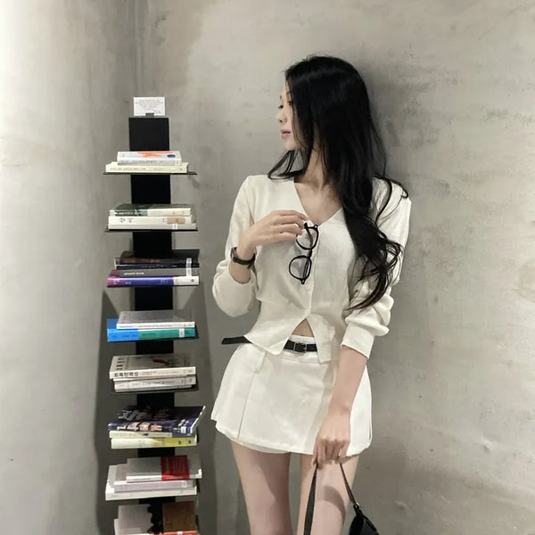 Simple Basic Daily Knit Cardigan