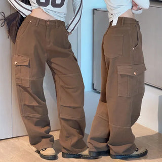 Barrels Cargo Semi-high Wide Pants