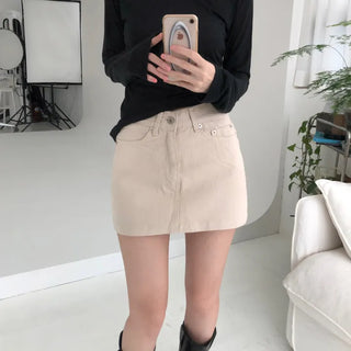 Roni Cotton Mini Skirt (one color)