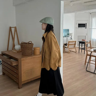 Unisex oversized field jacket