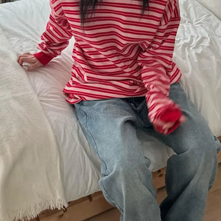 Unisex striped sweatshirt