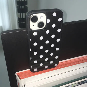 Doodi Dot Black Jelly iPhone Case