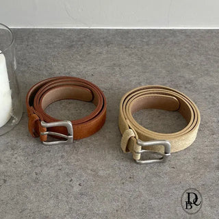 Suede Buckle Belt