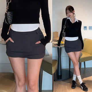 Geliz Low-Fit Skirt Pants