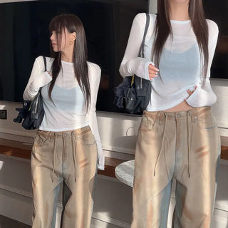 Earlpine See-through Loose T-shirt [100% Tencel]