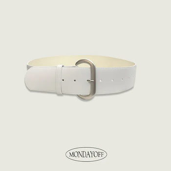 Male Big Buckle Wide Belt