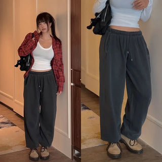 Piggy's Cut-out Elastic Waist Jogger Pants