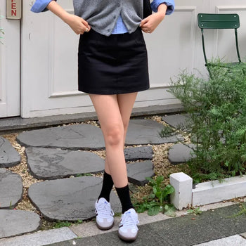 Hedin A-line Basic Mini Skirt