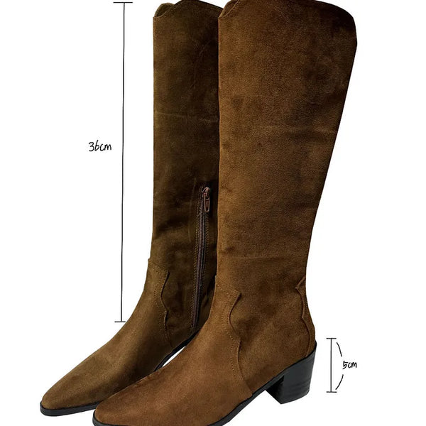 Western Suede Boots | Western Suede Boots