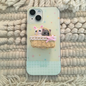 Catty Cat Doll Smart Talk Set iPhone Case