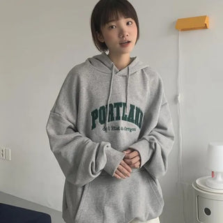 [UNISEX] Oversized Portland Embroidered Hoodie