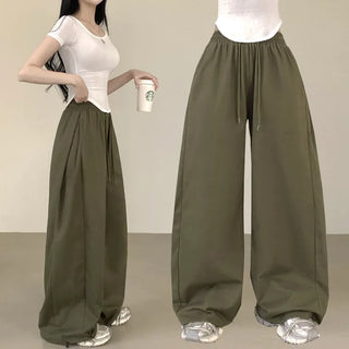 The fit I've been looking for, Cotton Elastic Folding Big Wide Training Pants