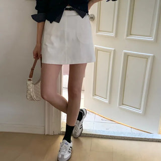 Seize A-line Basic Mini Skirt