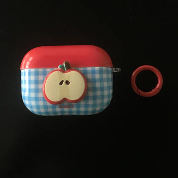 Platy Blue Check Apple AirPods Case