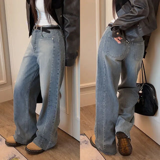 Lasti cut semi-high wide pants