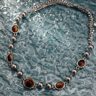 Coffee Ball Necklace