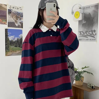 NATO rugby collar long-sleeve shirt