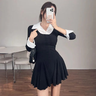 Belliges shirt flare dress