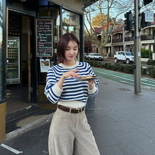 Wayne Stripe Cashmere Knit