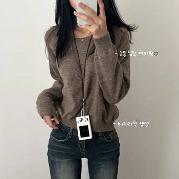 [10% Wool/Delicate~] Basic Raccoon Boat Neck Long Sleeve Knit (6 colors)